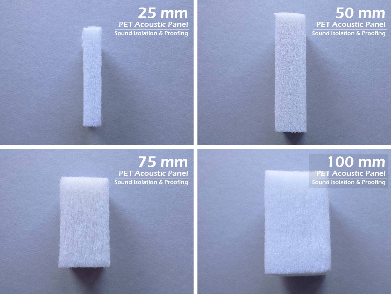 Polyester Acoustic Absorption Foam (25–100mm)
